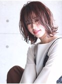 "Ratie"ウェットミディ2/ロブヘア/ボブレイヤー