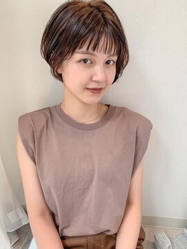 フェリア 緑地公園(FERIA) 【FERIA緑地公園】大人可愛いハンサムショート×ブラウンカラー