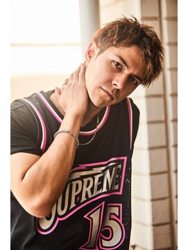 メンズサロンドットリアン(dot. lien) 【men’s salon dot. Tokyo】太メッシュ×ショートツイスト