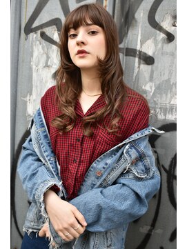 ブゾン(buZon) 【buZon高田馬場】ウルフハイレイヤー×ミルクティーベージュ