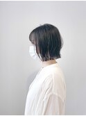 マロンベージュ外ハネAラインボブ【吉祥寺】