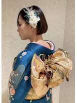 オブヘアー 宮前平店(Of HAIR)&nbsp;ボブアレンジ【着物ヘア】