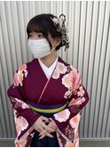 卒業式袴ヘアメイクセット