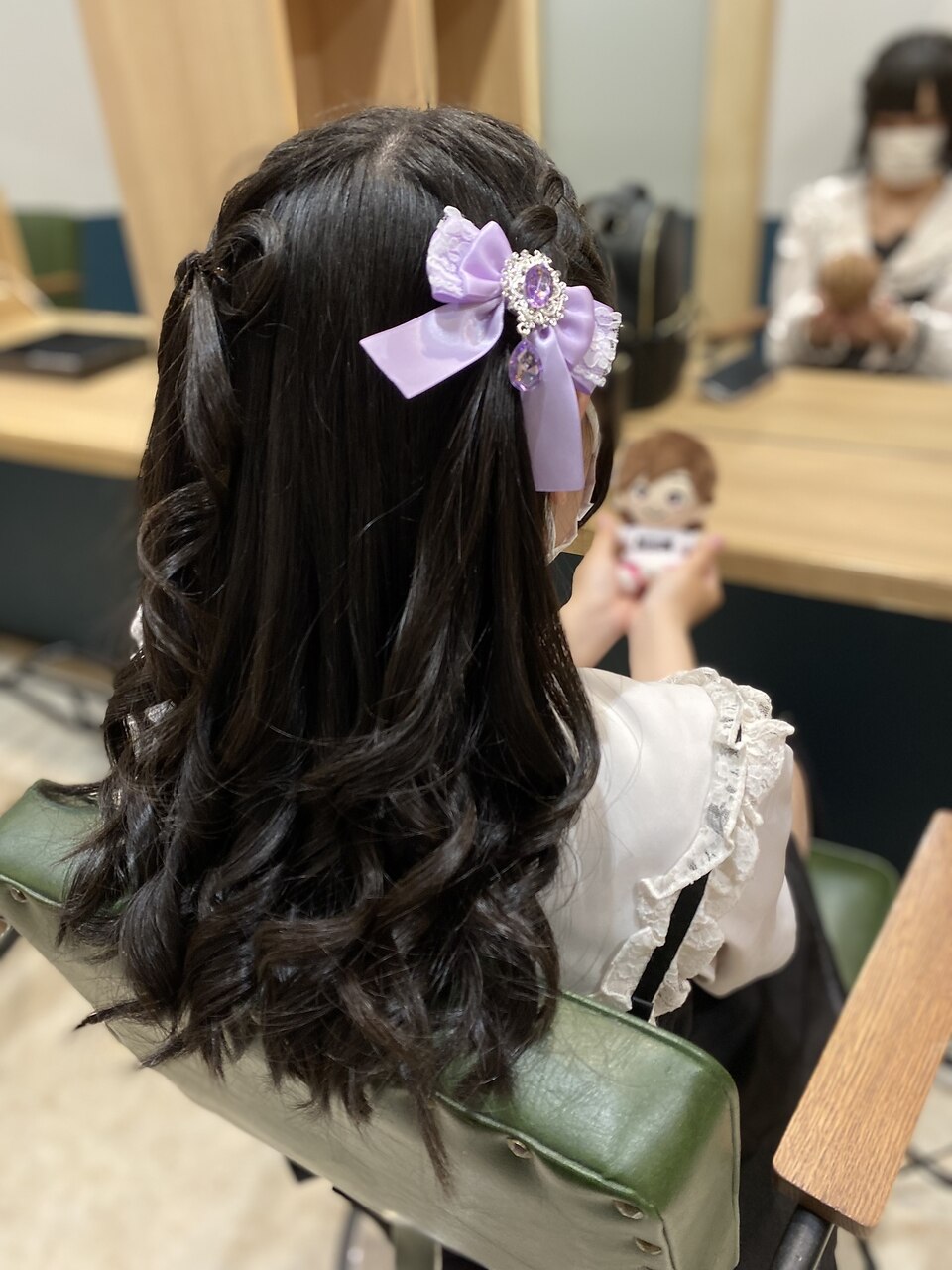 仙台D ヘアセット ダブルリボンハーフツイン：L163109410｜ヘアサロン