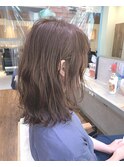 ユル巻きでルーズヘアに/カラー/髪質改善