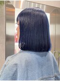 【立川cres奈佳子】色落ちがキレイなブルーヘア