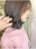 ぷつっと外ハネインナーカラー