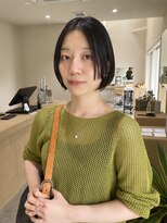 キュー(que)&nbsp;ミニボブ　ステップカット　顔周りレイヤー