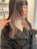 オンヌ(onnu) インナーカラー ホワイトベージュ