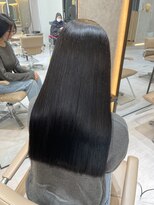 ジーナ 京都駅前(Zina)&nbsp;ブルーブラック×髪質改善