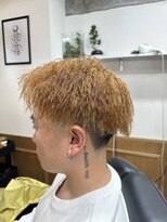 ボブ(BOB)&nbsp;ツイストパーマ&テーパーフェード