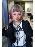 ハイブリーチ + ケアカラー 髪質改善TOKIOトリートメント ￥24000