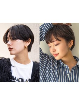 セルフスタイリングが難しいショートでも、扱いやすく抜け感のあるスタイルに♪こなれ感を演出★[上野駅]
