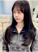 姫カットレイヤー髪質改善トリートメント前髪カット