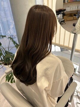 ハニー 町田(HONEY) 髪質改善マロンベージュバイカルテダブルカラー透明感カラー美髪