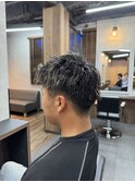 ツイスト×ピンパーマ