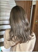 シナモンベージュ×透明感カラー