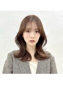 韓国スタイル/透明感カラー/レイヤーカット