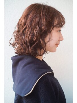 レジュアル(RESSUAL) 切りっぱなしボブパーマ　20代30代40代