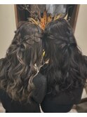 お呼ばれヘアセット