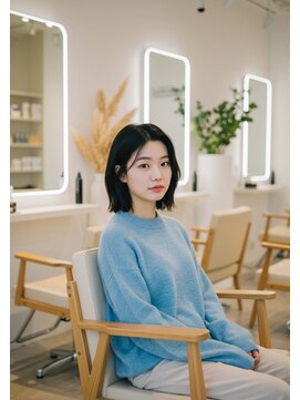 クロム(CHROM) ぱつっとライン20代30代40代髪質改善白髪染めトリートメント入間