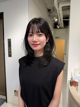 ミニヨン バイ ハピネス 高の原店(mignon by Happiness) 韓国レイヤー　　髪質改善カラー