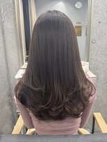 レイドバック(LAID BACK)&nbsp;ワンカールレイヤーカット★グレージュカラー