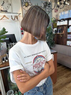 バンビ プライベート サロン(Bambi private salon) 白髪馴染ませハイライト