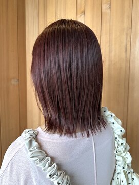 アルジャーノンシロ(ALGERNON shiro) 透明感カラー/暖色/ボルドー/艶カラー