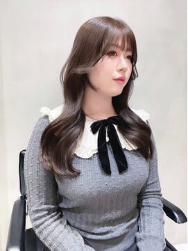 ヘアサロン ガリカ 表参道(hair salon Gallica) 【田中杏実】艶髪ワンホンスタイルに透明感ピンクラベンダー