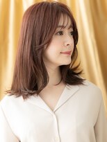 カバーヘア ブリス 上尾西口店(COVER HAIR bliss)&nbsp;ボルドーカラーくびれヘア抜け感ロングウルフ316Z上尾30代40代