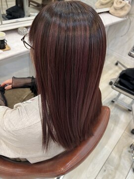 ティンク センター南 (Tink) ☆ハイライト履歴からバレイヤージュ風カラーに☆