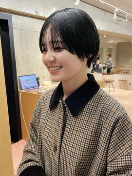 スク(SUKU) マッシュショート×暗髪