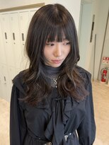 コード 四条河原町駅店(CHORD) ダークブラウン 透明感カラー レイヤー ミディアムレイヤー