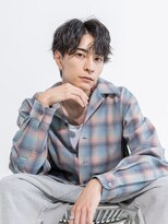 メンズ ソース 枚方(MEN'S SOURCE)&nbsp;【SOURCE】波巻きパーマセンターパート