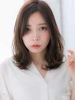 ローレン(LOREN)&nbsp;40代50代人気/艶感重視の白髪ぼかしカラー/結べるミディアム