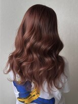 シーナ バイ マグ(siina. by Mag) 夏カラーブリーチなしダブルカラーピンクオレンジカラー透明感