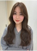 ワンホンレイヤー/ミルクティーブロンド/ダークブルー/梅田