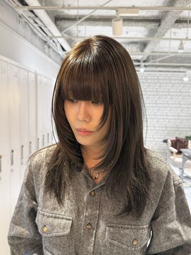 アイノアヌエール 代々木店(AInoa Nouer) ハッシュレイヤーと、くすみブラウン