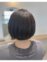 アソビ ヘア ラボ(Asobi hair lab)&nbsp;自然とまとまる！ナチュラルストレートのショートボブ