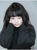 【elama】大人可愛い暗髪ボブディ！