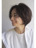 カジュアルなグラデーションボブ
