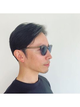 ノノリリ(NONORIRI) アップバングワックスなし無造作襟足スッキリメンズショート