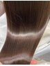 【サラツヤ髪質改善】カット+カラー+酸性トリートメント（ロング）