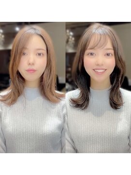 アフロート ギンザ(AFLOAT GINZA) AFLOAT GINZA【仲道 弘泰】前髪作った【before→after】