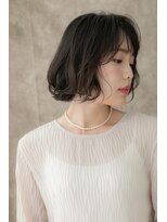 カバーヘア イヴ 戸頭店(COVER HAIR EVE) 黒髪ハーブカラーくせ毛風ナチュラルモードZ戸頭20代30代40代