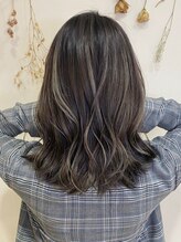 グレージュベースでお仕上げ＊おしゃれコントラストハイライト＊