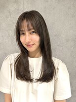 エアー 青山(AIR) 20代.30代大人可愛いレイヤーロング×顔周りカット(air諸見里)