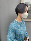 ハンサムショート×アッシュグレージュ