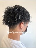 ホワイトメッシュ ツイストスパイラル